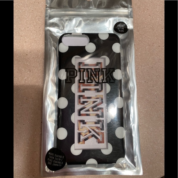 PINK Victoria's Secret Accessories - 💙2/$15 PINK VS Case iPhone 6/7/8 PLUS Blck,White